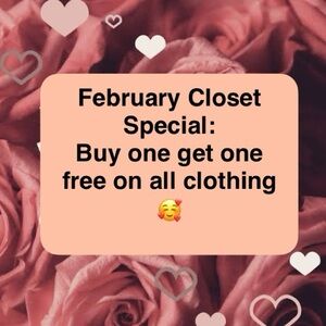 February Closet Special Offer